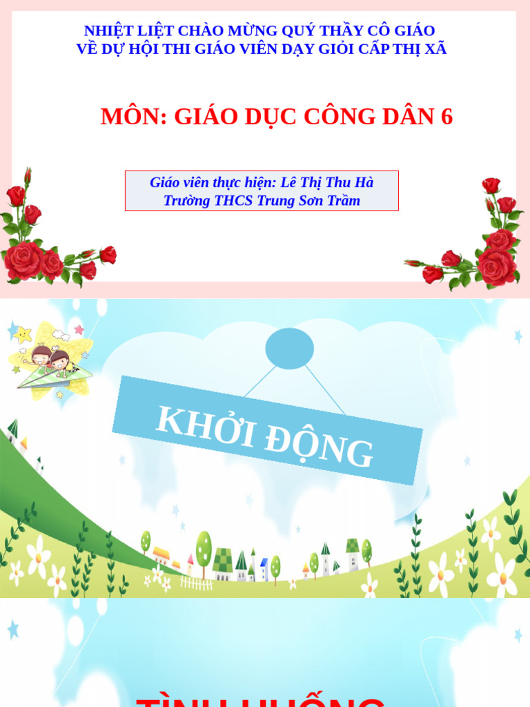 Bài thi GDCD 6 (Chuẩn) | PDF