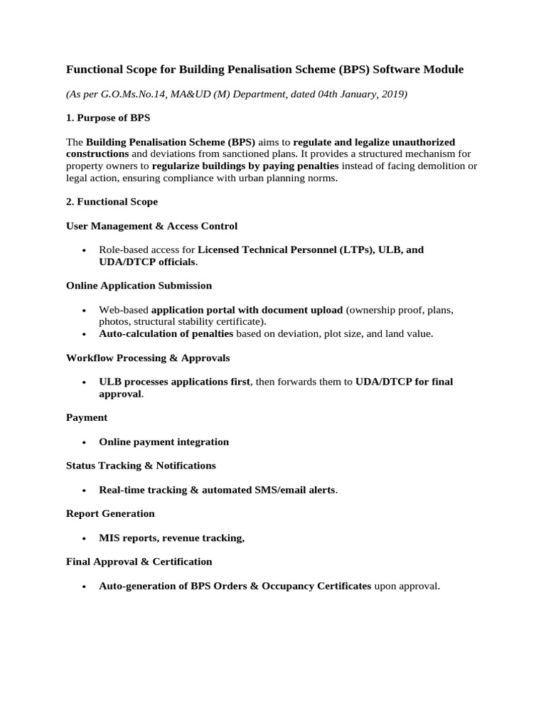 Building Penalization Scheme | PDF