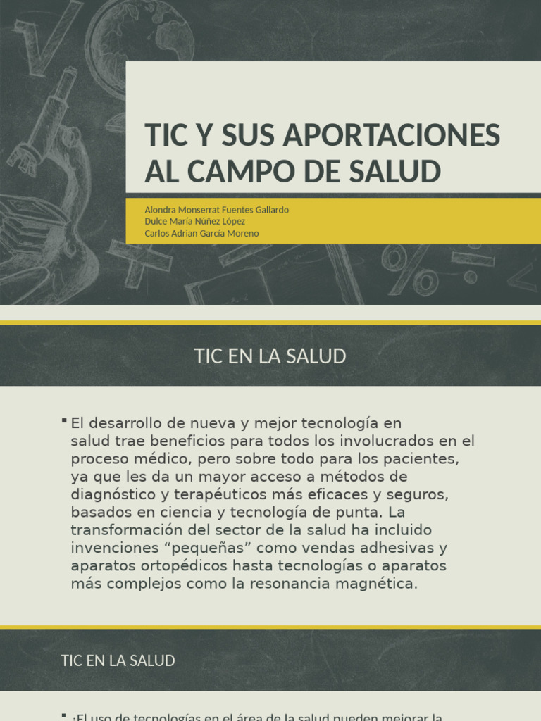Tic en La Salud | PDF | Internet de las Cosas | Nutrición
