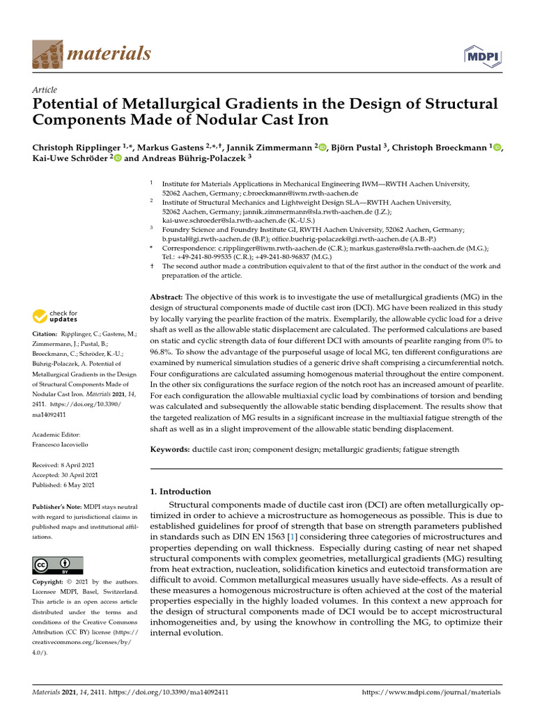 materials-14-02411 | PDF | Strength Of Materials | Ultimate Tensile ...