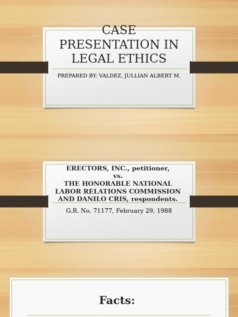 Legal Ethics Case Analysis: NLRC Ruling | PDF | Lawyer | Complaint