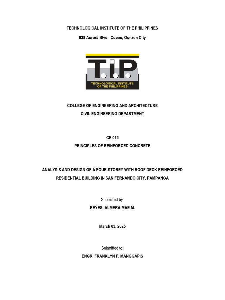 RCD Chapter 1 | PDF | Feasibility Study | Concrete