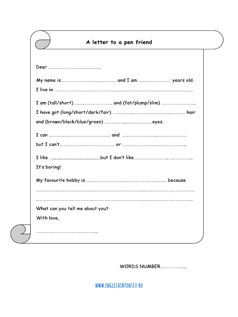 Letter from a 10-Year-Old Boy | PDF