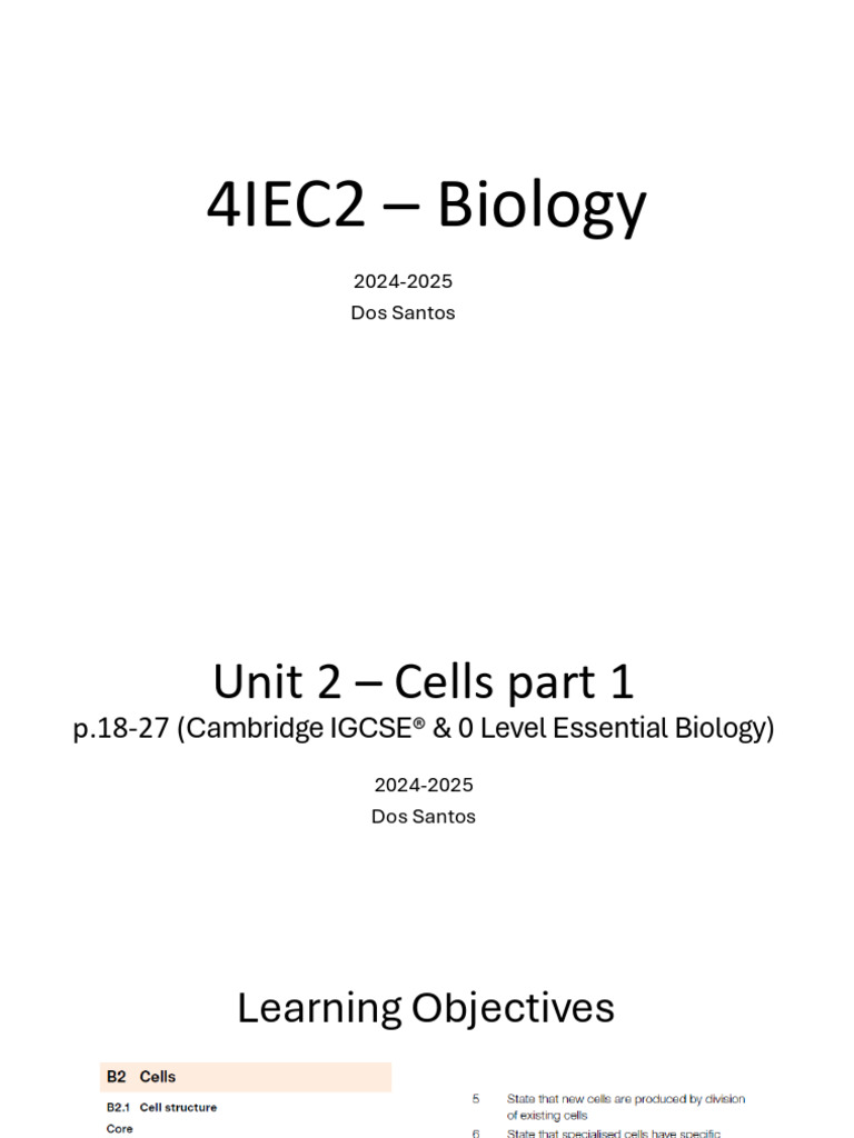 Understanding Cell Structure and Functions | PDF | Cell (Biology ...