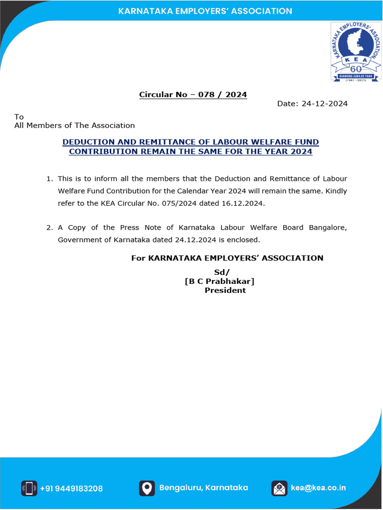 Circular No 78 2024 1 | PDF