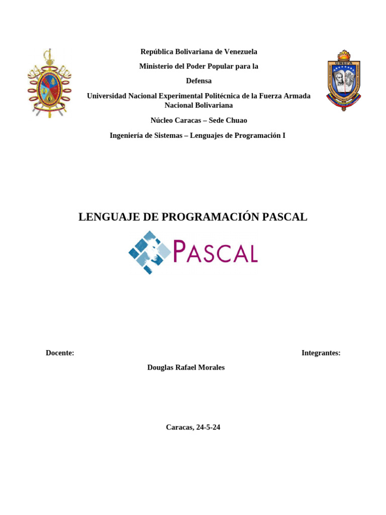 Lenguaje Pascal1111111 | PDF | Entorno de desarrollo integrado ...