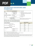 Biostatistics Formula Overview | PDF