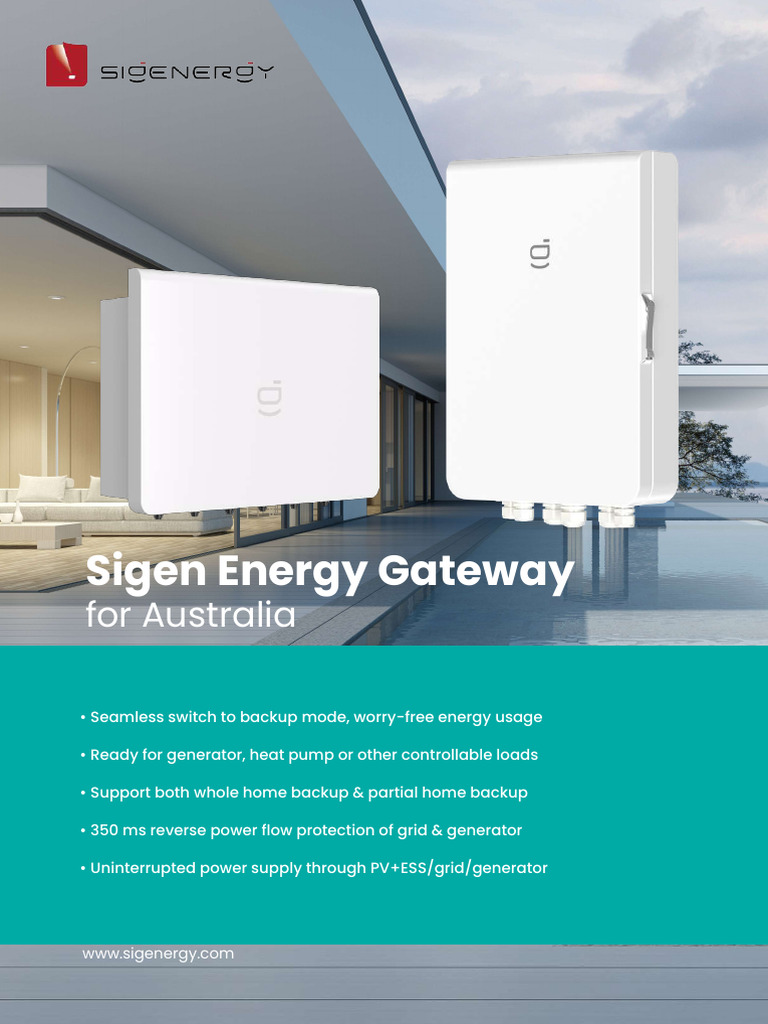 Sigenergy Gateway Installation Guide | PDF | Power Inverter ...