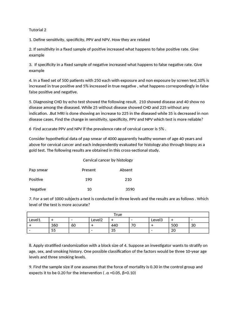 Understanding Sensitivity and Specificity in Diagnostics | PDF ...