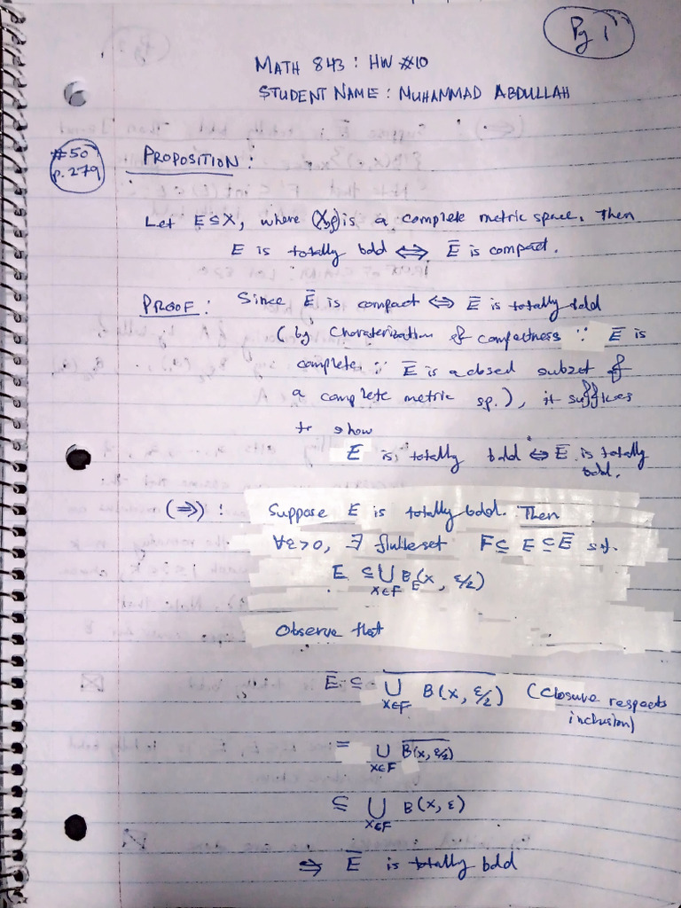 Math 843 HW 10 | PDF