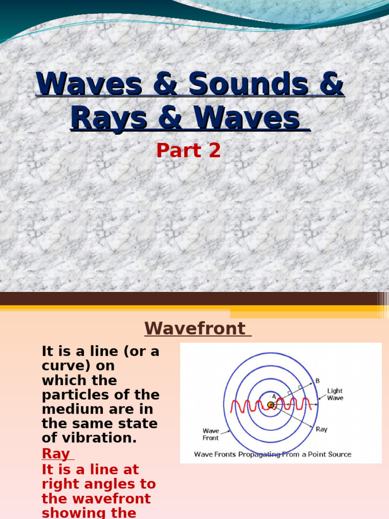 Understanding Waves: Reflection & Refraction | PDF | Refraction | Waves