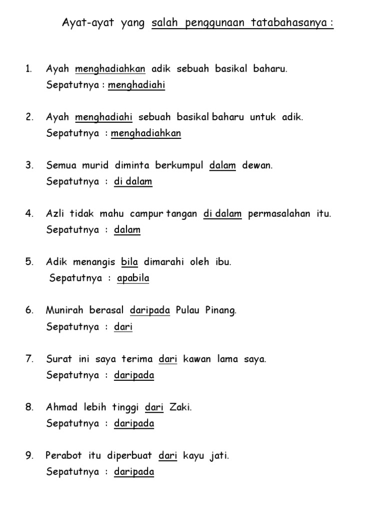 Ayat Yg Salah Ya Pdf