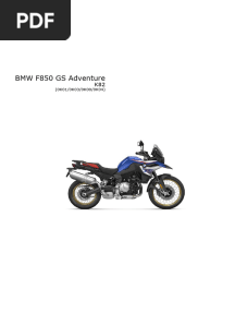 Service Repair Manual for BMW F850 GS Adventure K82