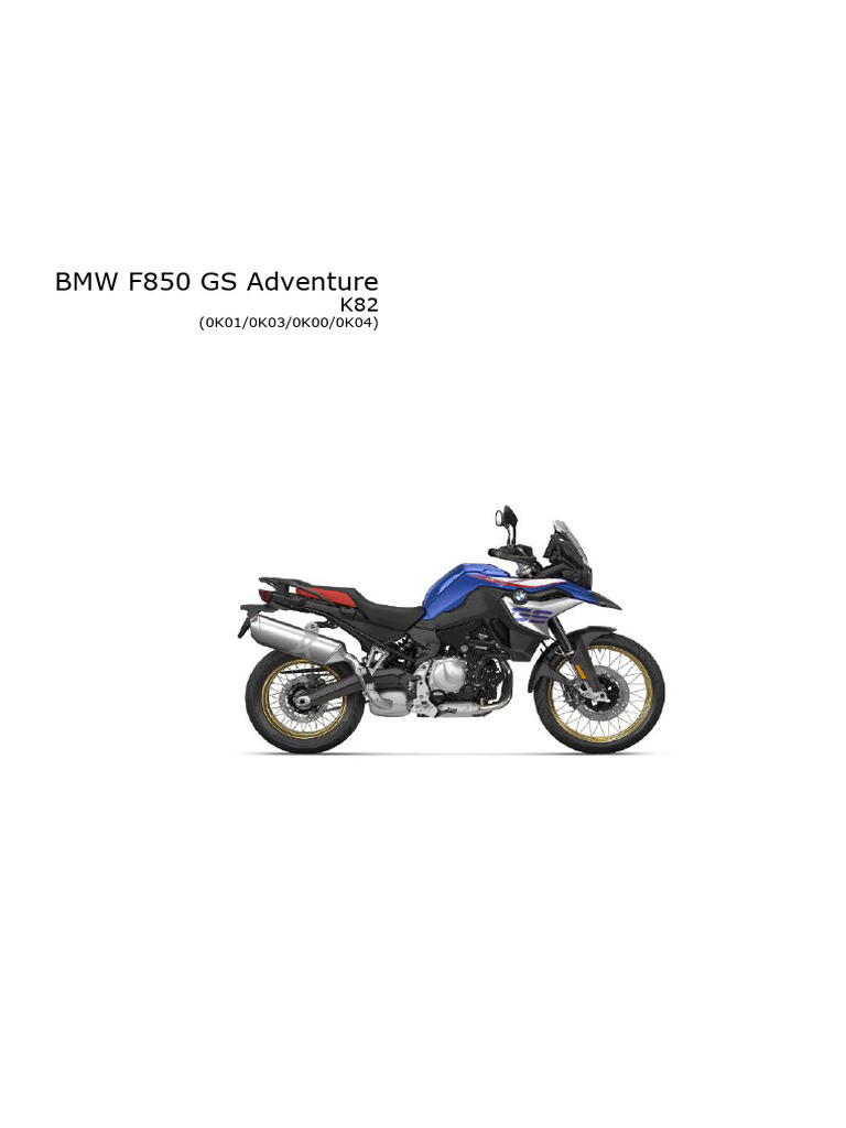  Fモデル K8X リペアマニュアル F850GSなどのマニュアル BMW F850 GS Adventure Service Manual | PDF | Sports Cars | Car