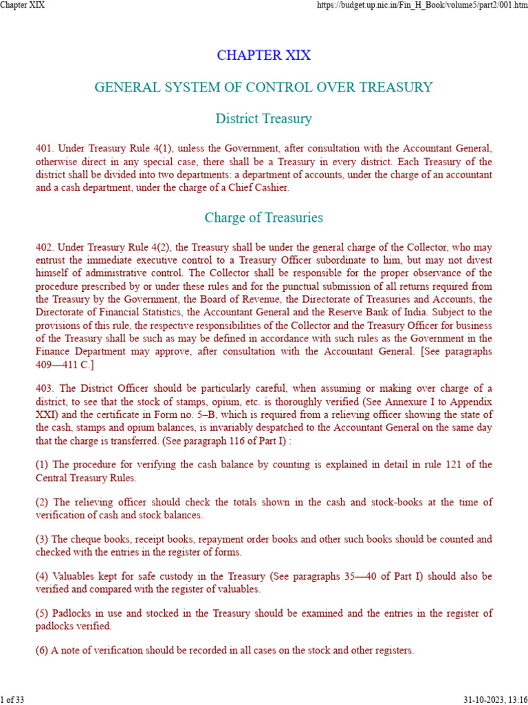 Treasury Rule | PDF | Payments | Cheque
