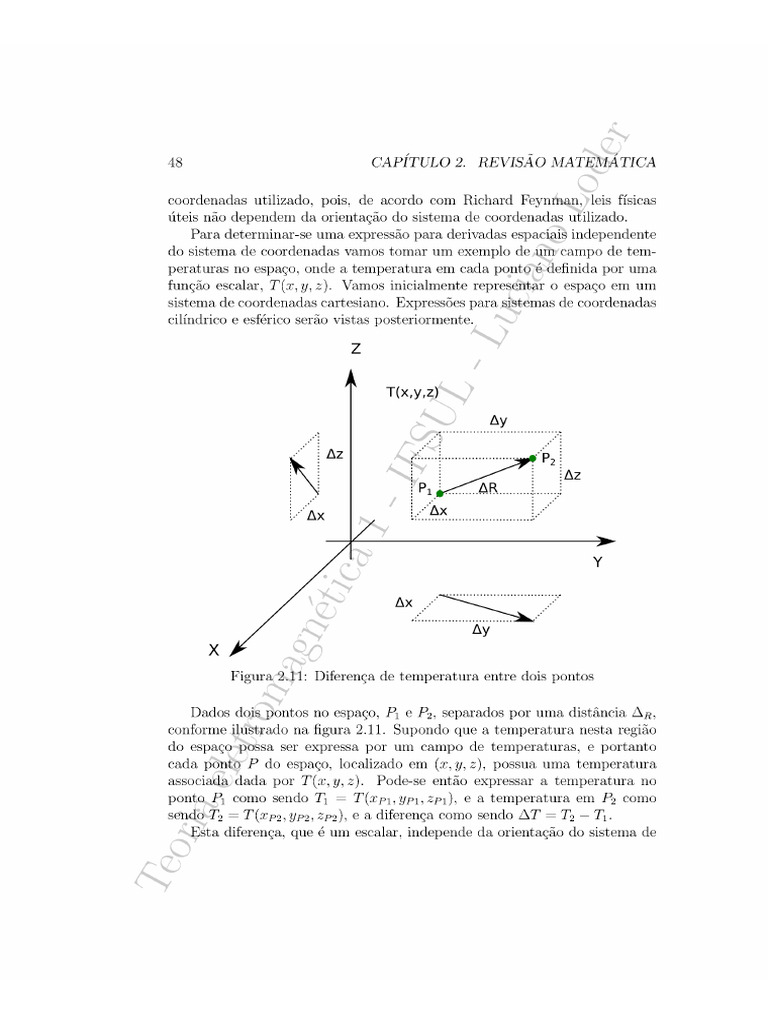 Operador Del: Gradiente, Divergente e Rotacional | PDF | Divergência ...