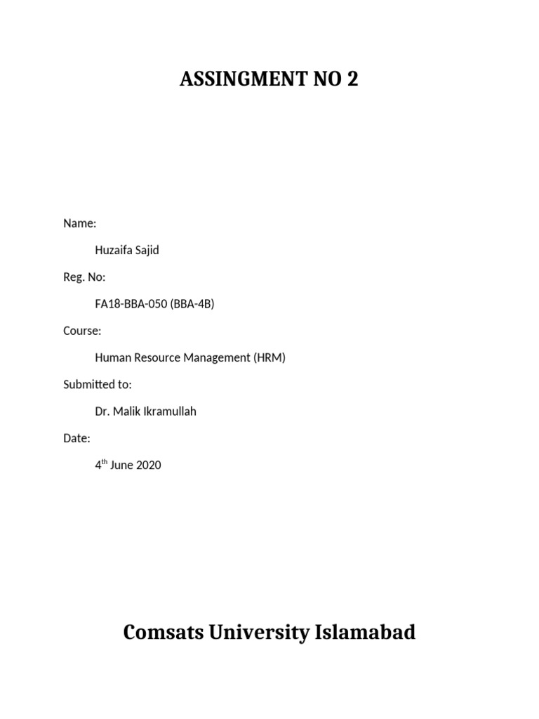 Assingment No 2 (3) | PDF | Socialization | Popular Psychology