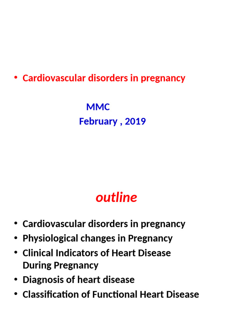 21 Cardiovascular Diseases in Pregnancy | PDF | Congenital Heart Defect ...