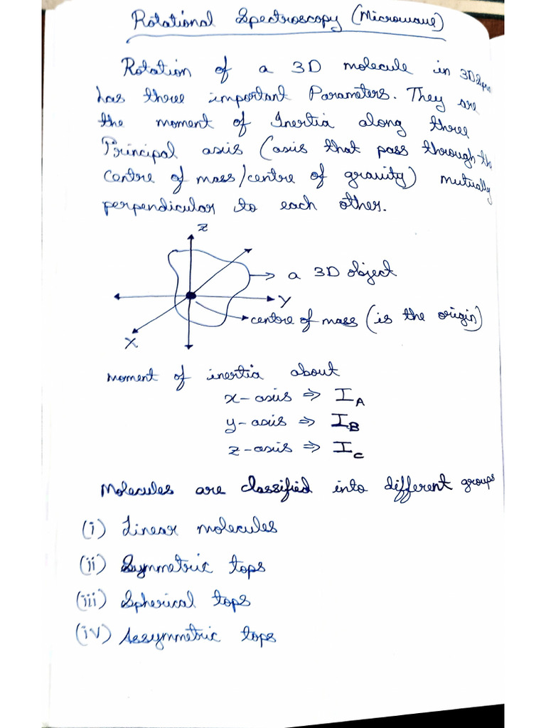 Chapter 2 - Rotational Spectros | PDF