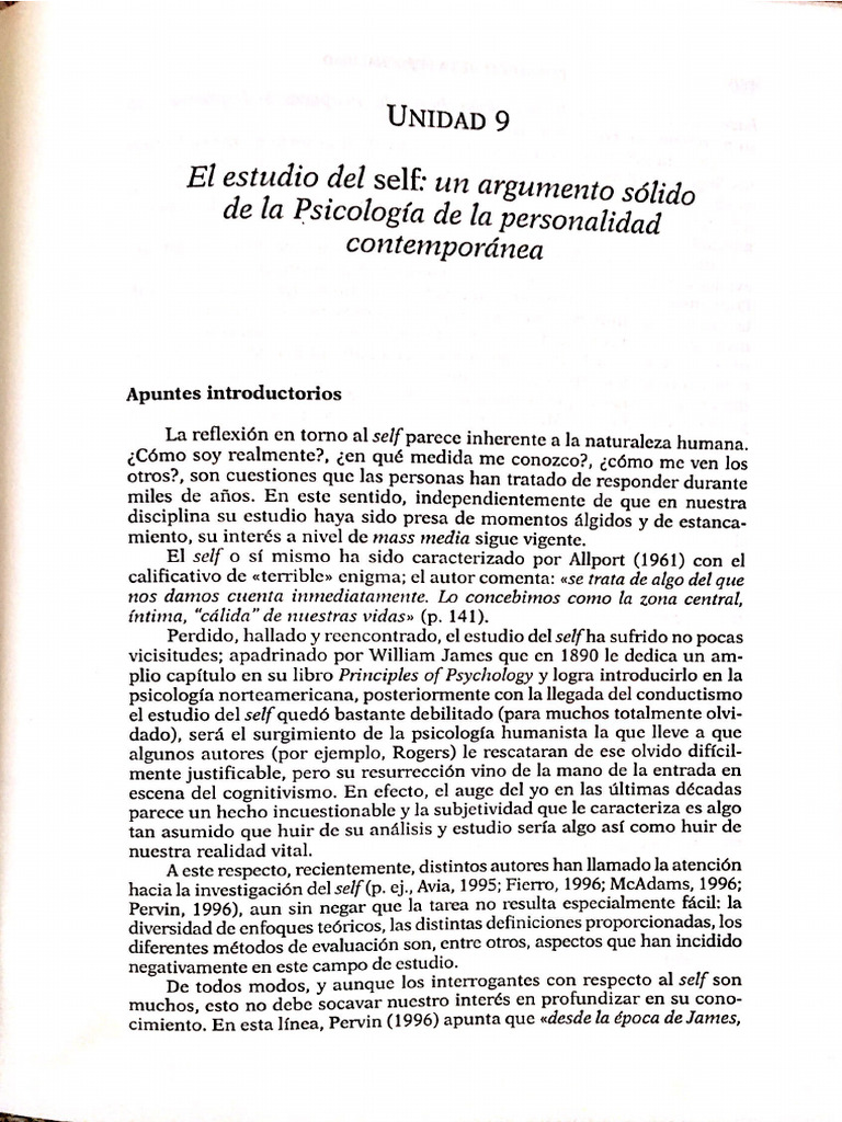 Parte 1. Estudio Self Berkeley | PDF