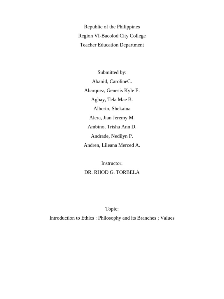 Introduction to Ethics and Values | PDF | Morality | Epistemology