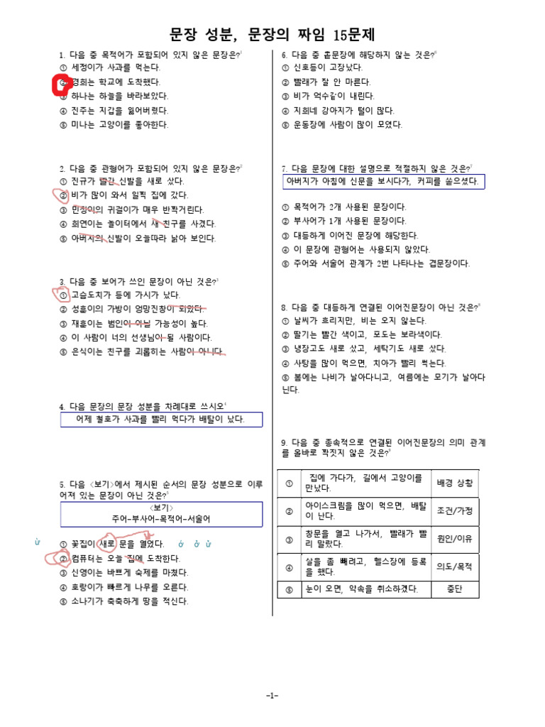 문장 성부, 문장 짜임 15 (sv) | PDF
