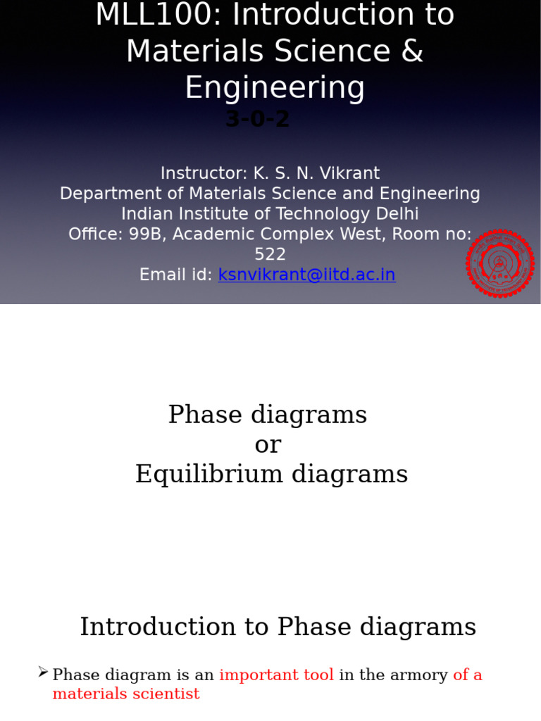 Understanding Phase Diagrams in Materials Science | PDF | Phase (Matter ...