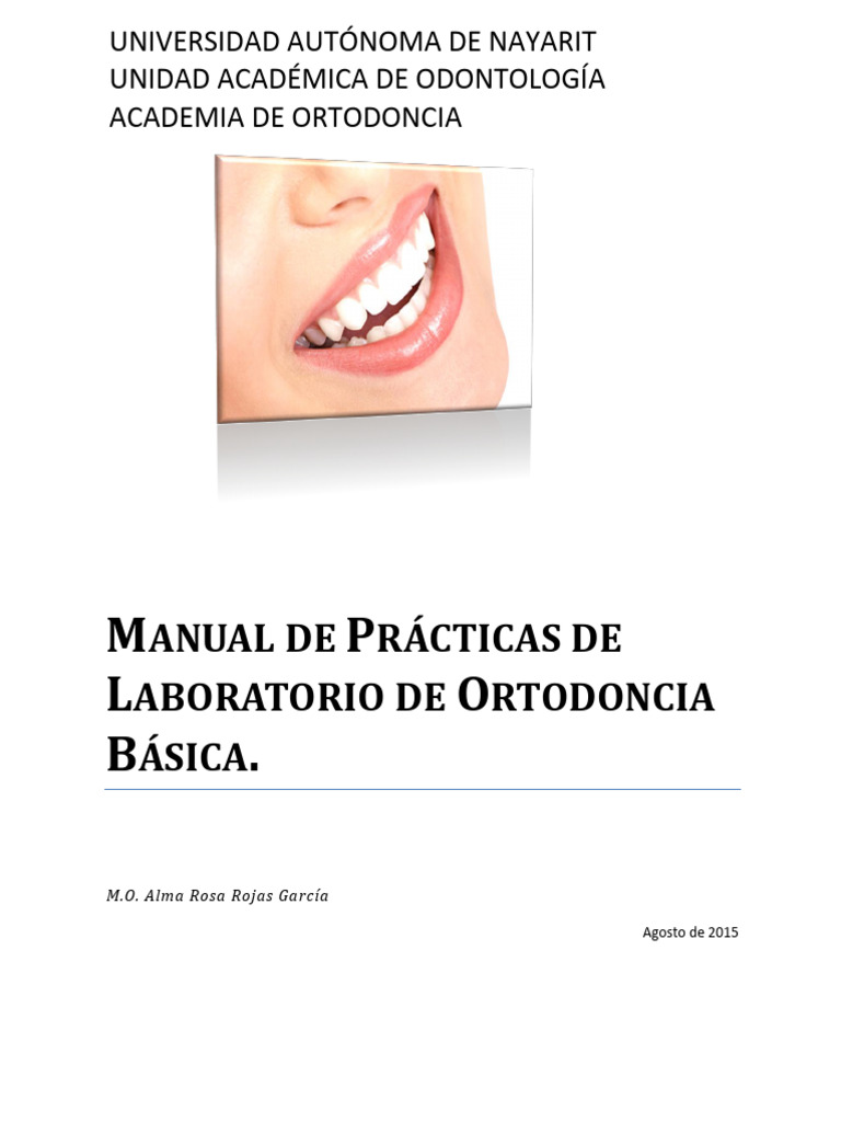 Manual de Prácticas en Ortodoncia Básica | PDF | Odontología | Ortodoncia