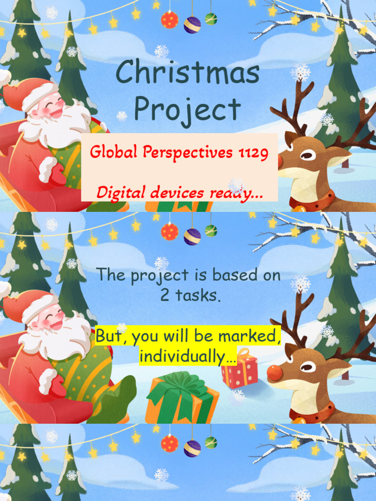 1 Christmas Project Lesson One | PDF | Christmas