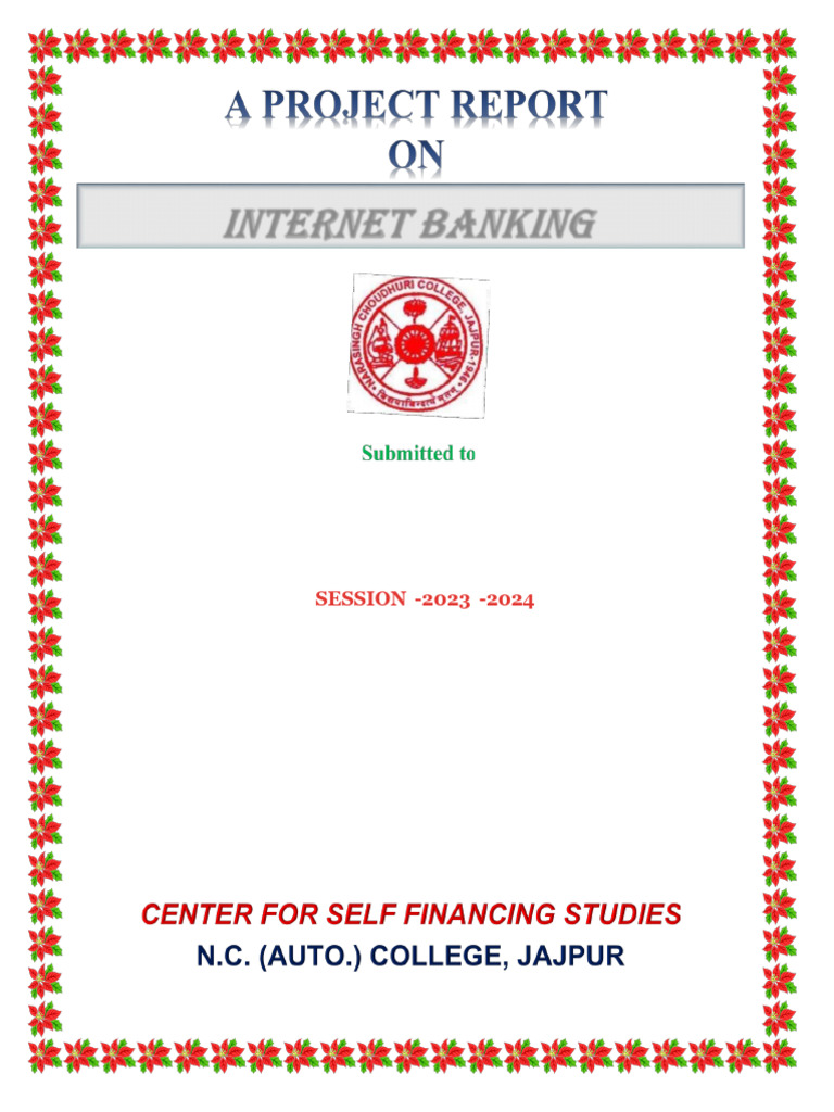Internet Banking Project Report 2023 | PDF | Databases | My Sql