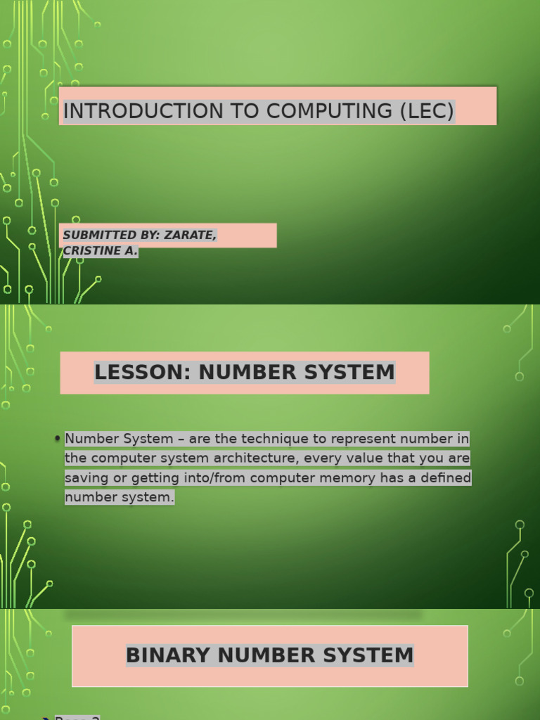 Understanding Number Systems in Computing | PDF