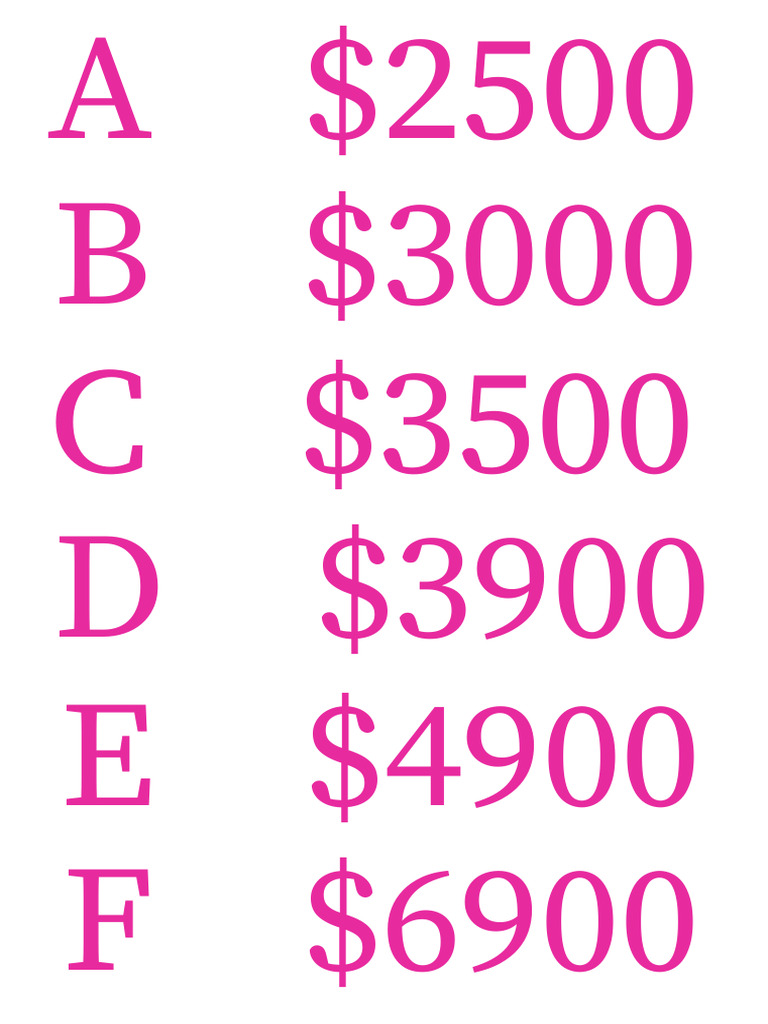 Letras Con Precios | PDF