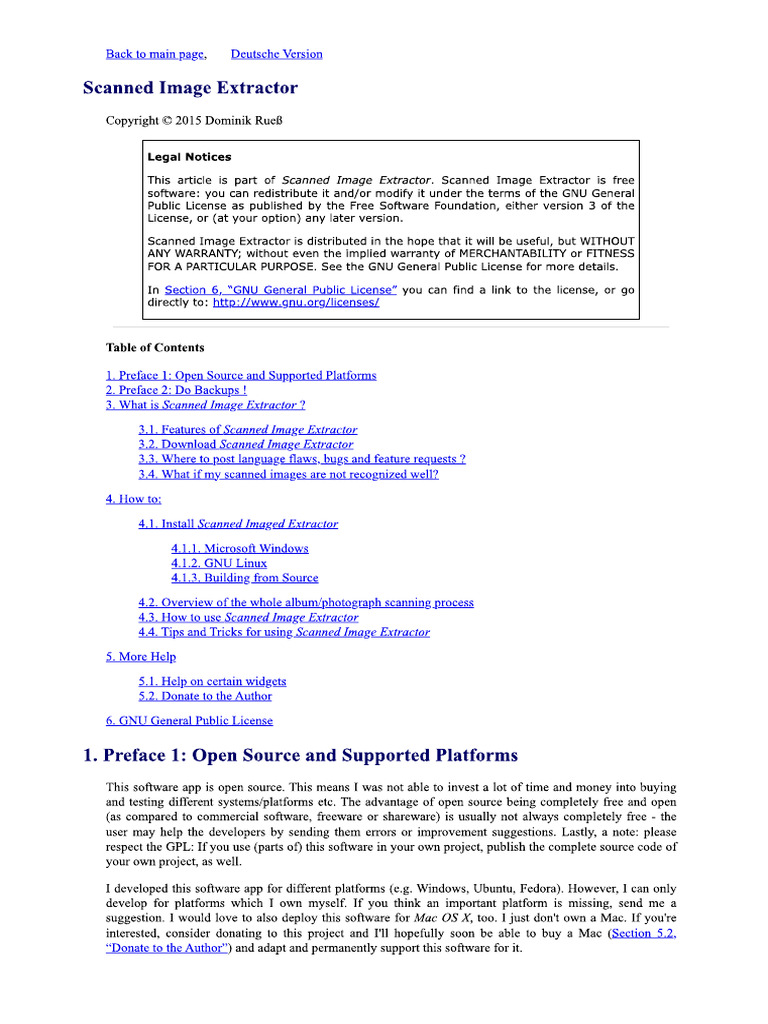 Scanned Image Extractor | PDF