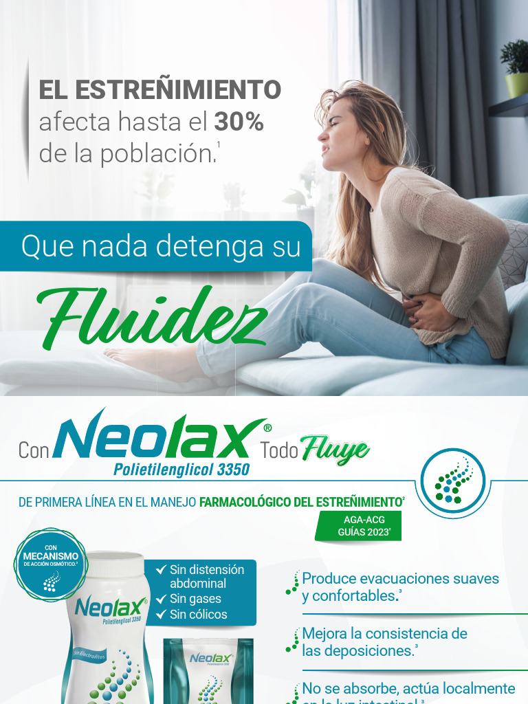 Neolax: Uso y Dosis en Estreñimiento | PDF