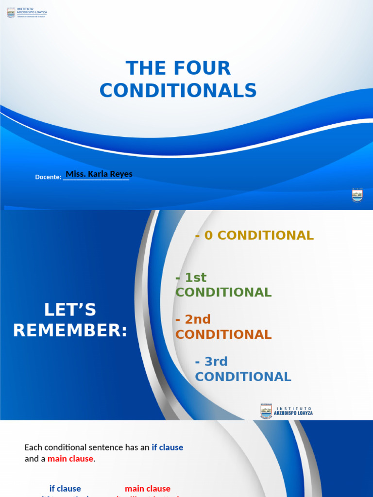 Understanding the Four Conditionals | PDF | Syntax | Language Mechanics