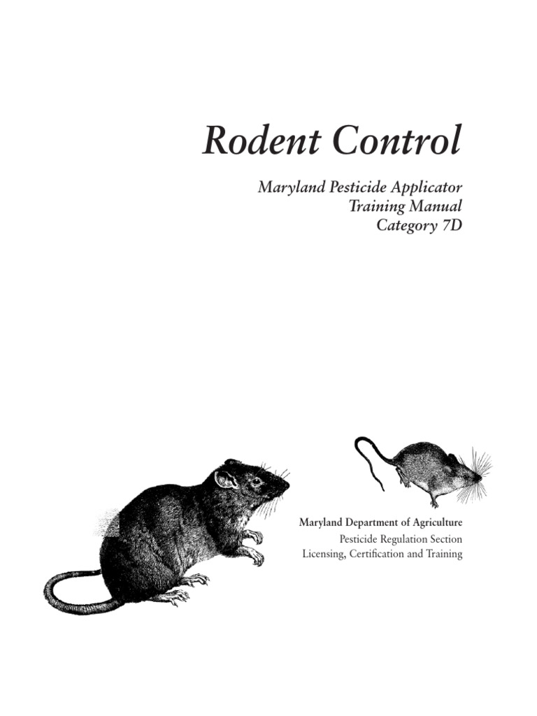 Rodent Manual Rev 10.2021 | PDF | Pest Control | Mouse