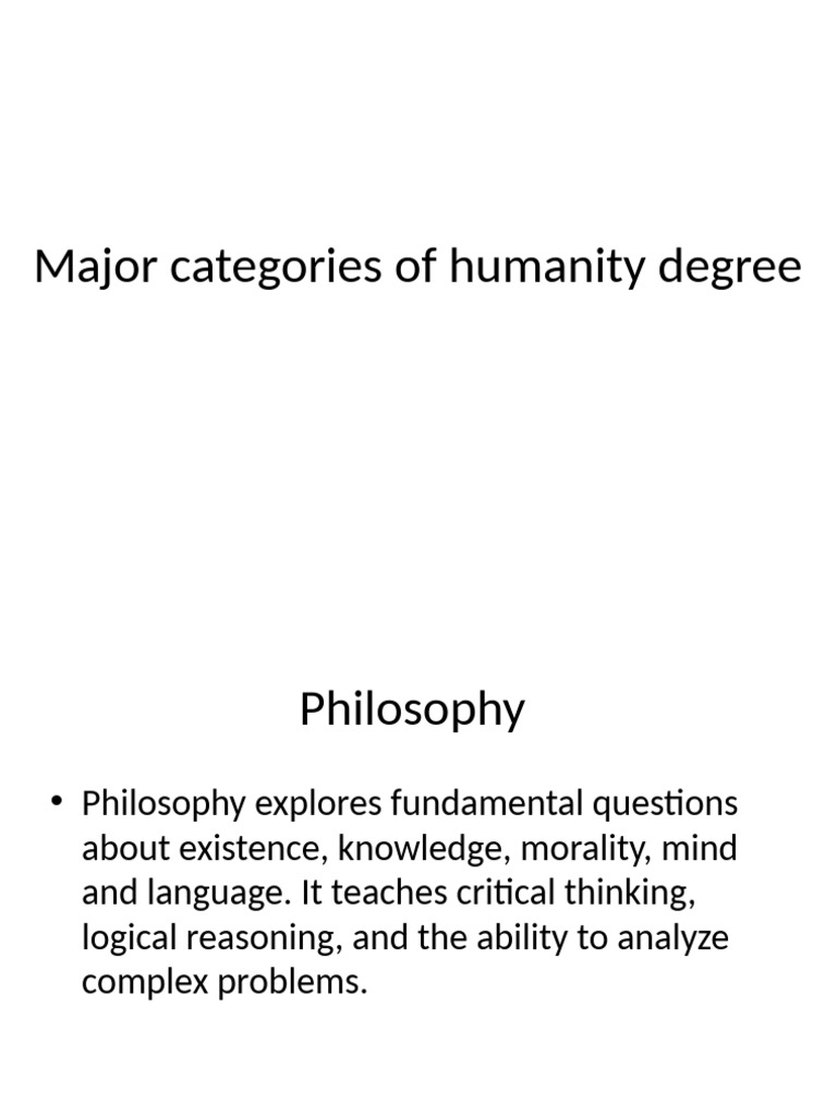 Overview of Humanities Majors | PDF | Classics | Linguistics