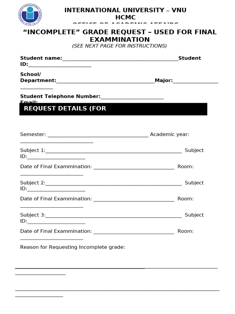 i Grade Form | PDF