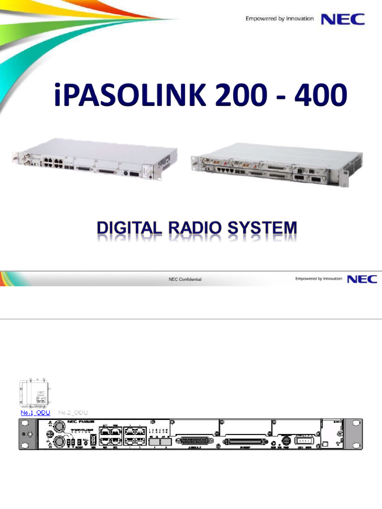 iPASOLINK Configuration Overview | PDF | Computer Network | Network ...