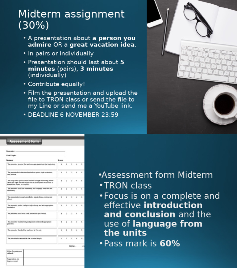 Midterm Presentation Guidelines and Deadline | PDF