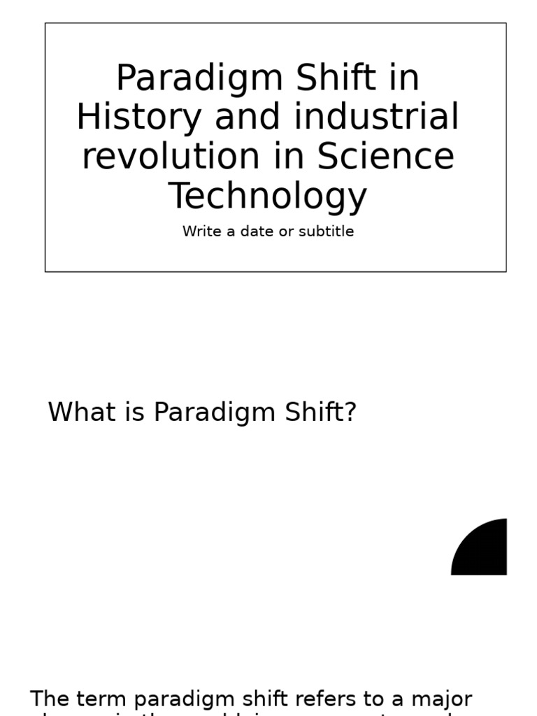 Paradigm Shift and Revulotion Part 2 | PDF | Paradigm | Industrial ...