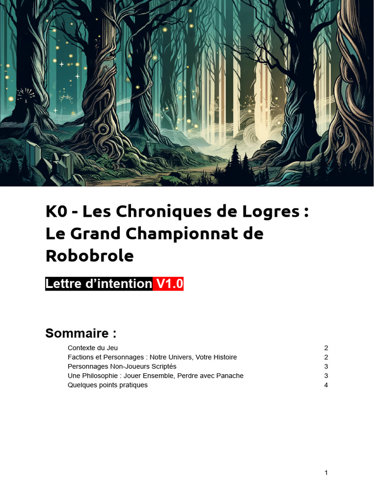 Championnat de Robobrole à Logres | PDF