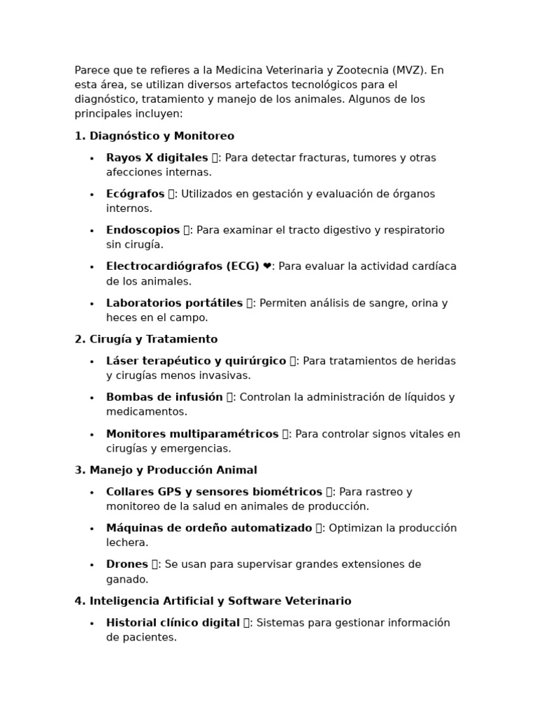 La Medicina Veterinaria y Zootecnia | PDF | Cirugía | Medicina
