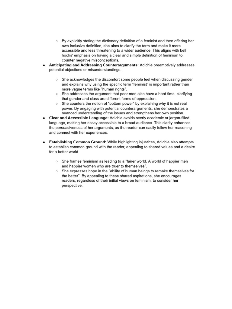 We Should All Be Feminists Source Doc 5 PDF