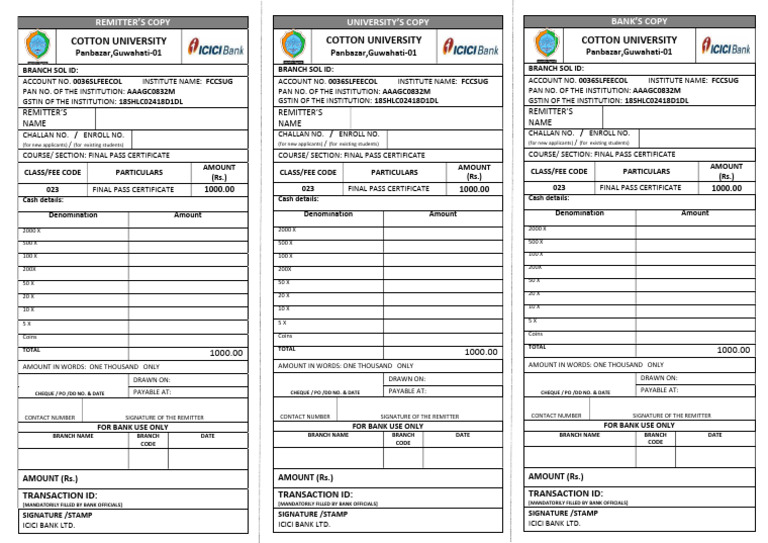 023 Final Pass Certificate | PDF | Currency | Money