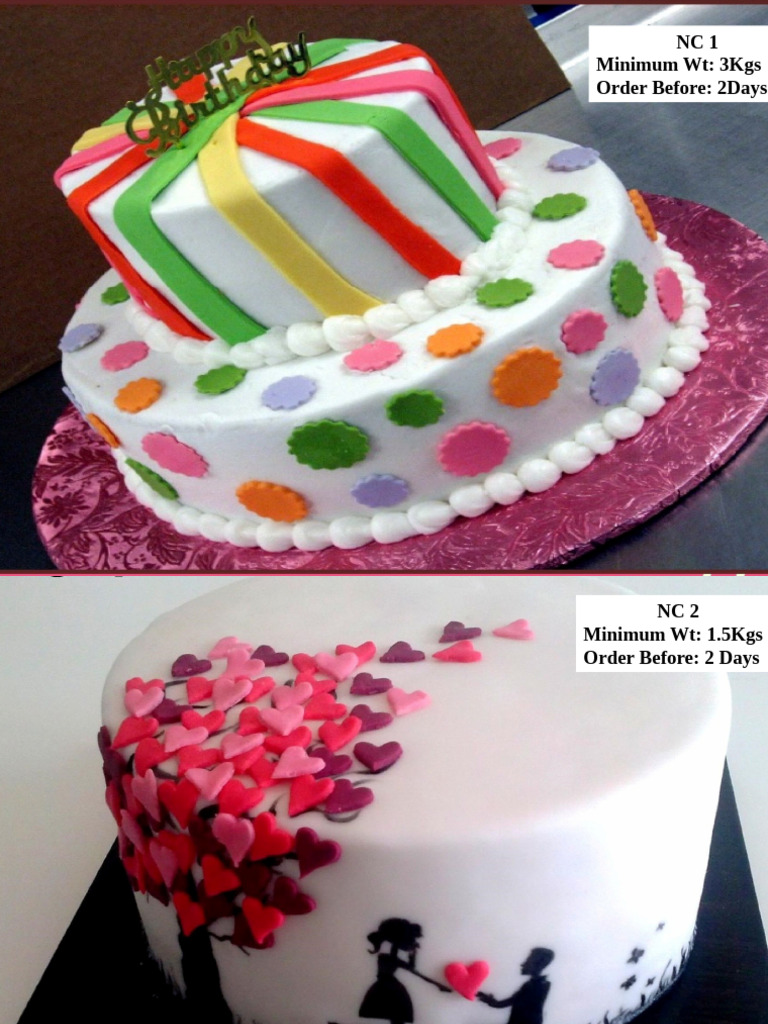 Custom Cake Order Requirements | PDF