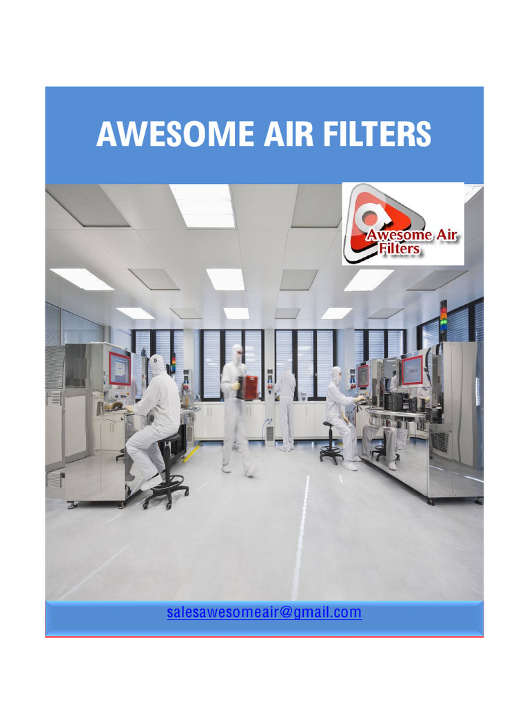 Premium Air Filters & Clean Room Solutions | PDF