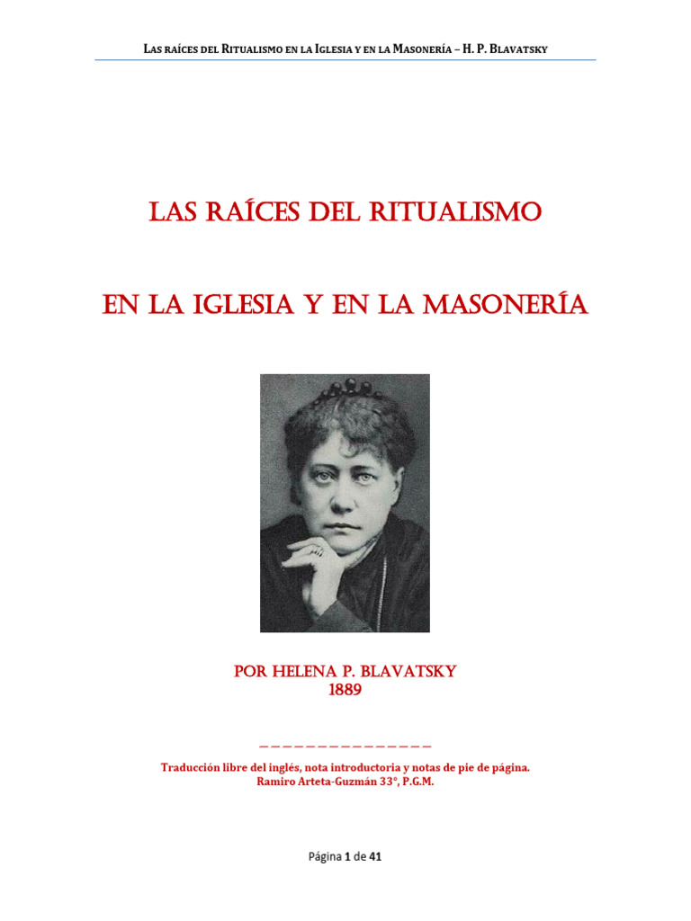 Raíces del Ritualismo: Iglesia y Masonería | PDF | Masonería | Oculto