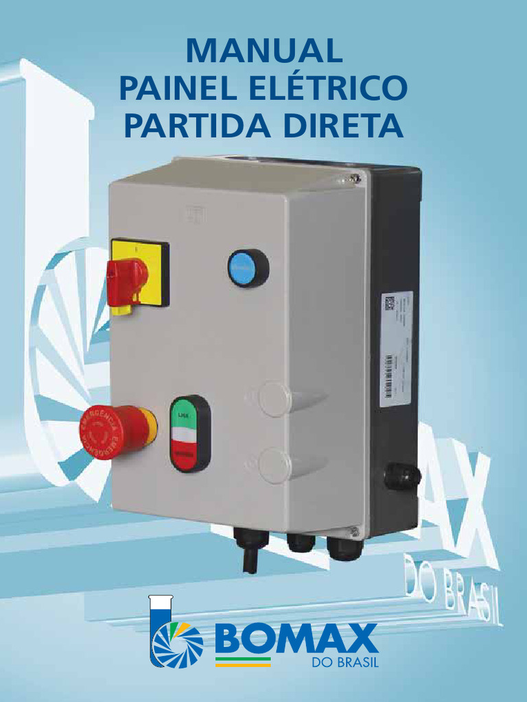 Manual do Painel Elétrico Bomax | PDF | Relé | Engenharia Elétrica