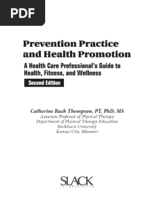 Prevention Practice and Health Promotion
